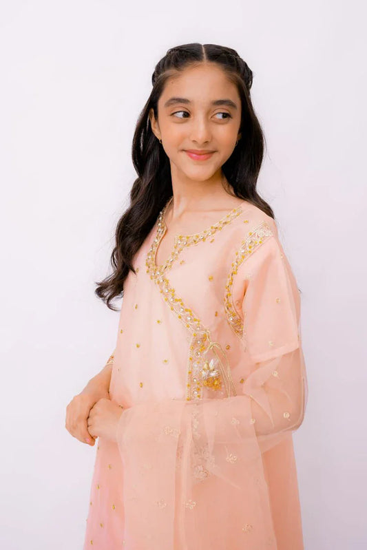 Picture of Khayat - Festive Kids Collection - 3 PC - Blush - Available at Raja Sahib