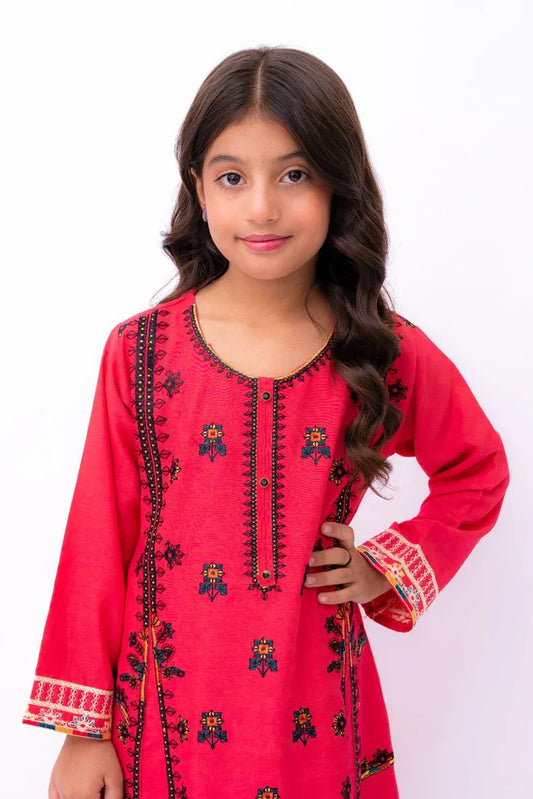 Picture of Khayat - Casual Kids Collection - 2 PC - Pink - Fish - Available at Raja Sahib