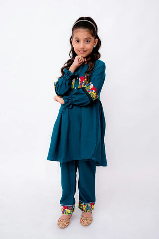 Picture of Khayat - Festive Kids Collection - Azure - Available at Raja Sahib