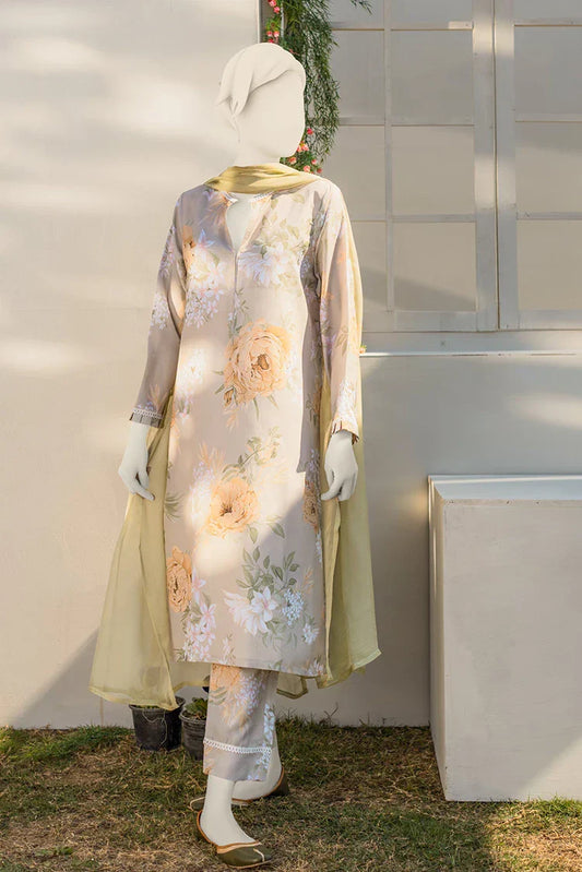 Picture of <!--bug-->Zaira & Mahnoor - Olive - 2 PC - Available at Raja Sahib