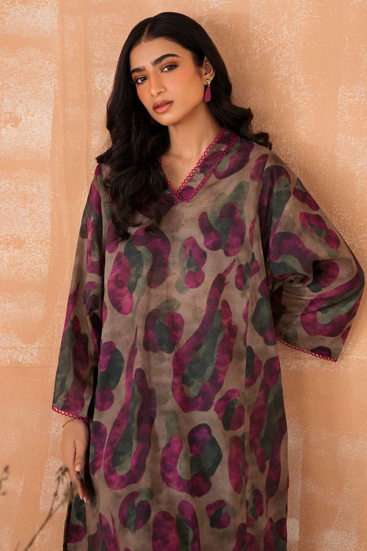 Digital Printed Textured Lawn Suit P1042 - 2 Piece