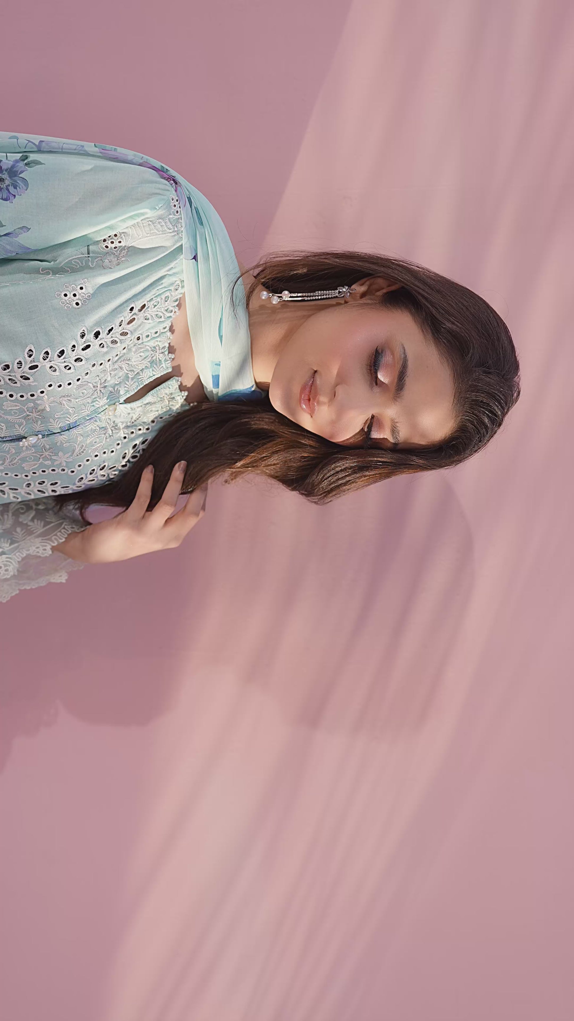 Ellena - 3-PC Stitched Embroidered Suit