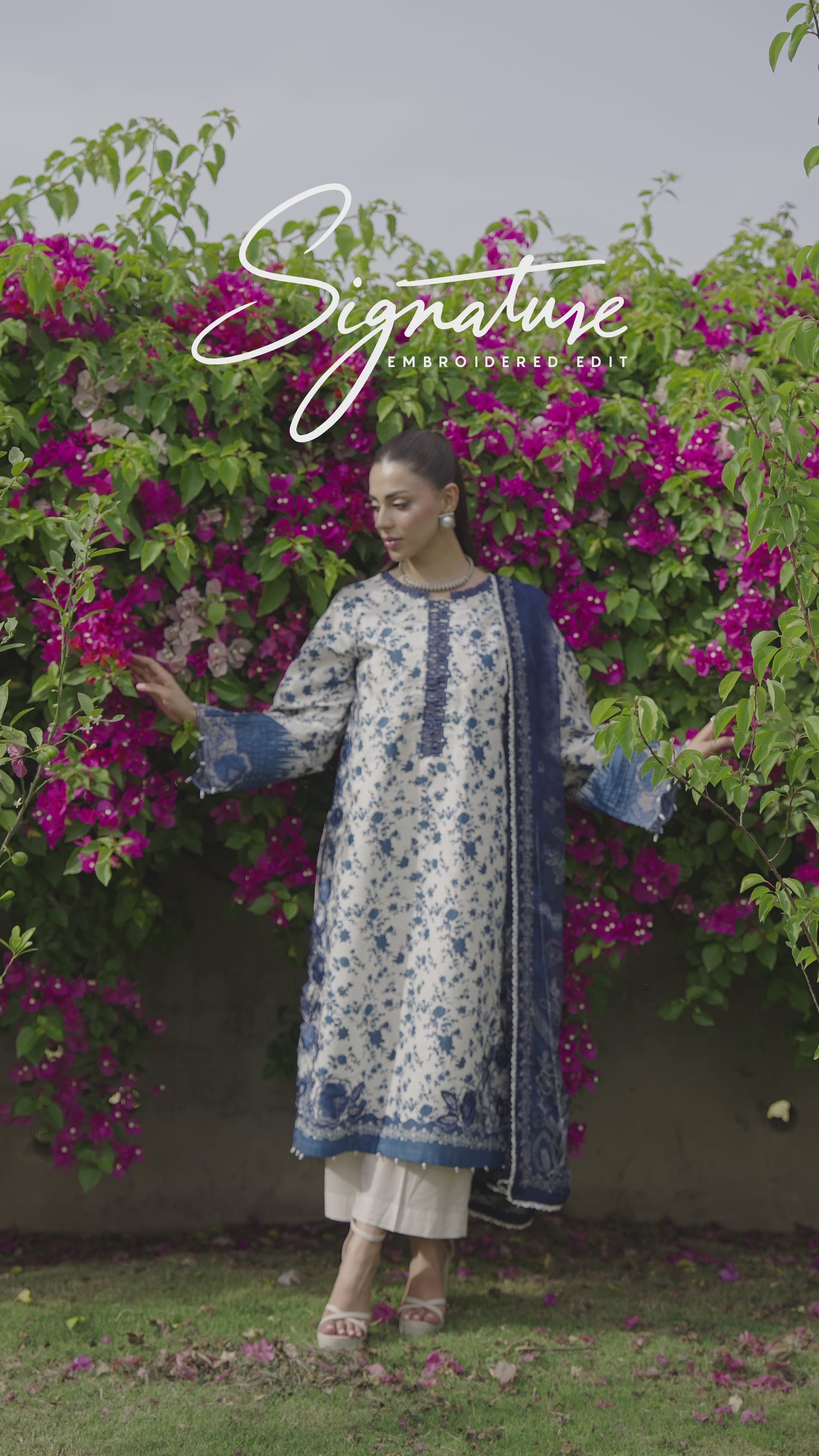 Ellena - 3-PC Unstitched Embroidered Lawn Suit