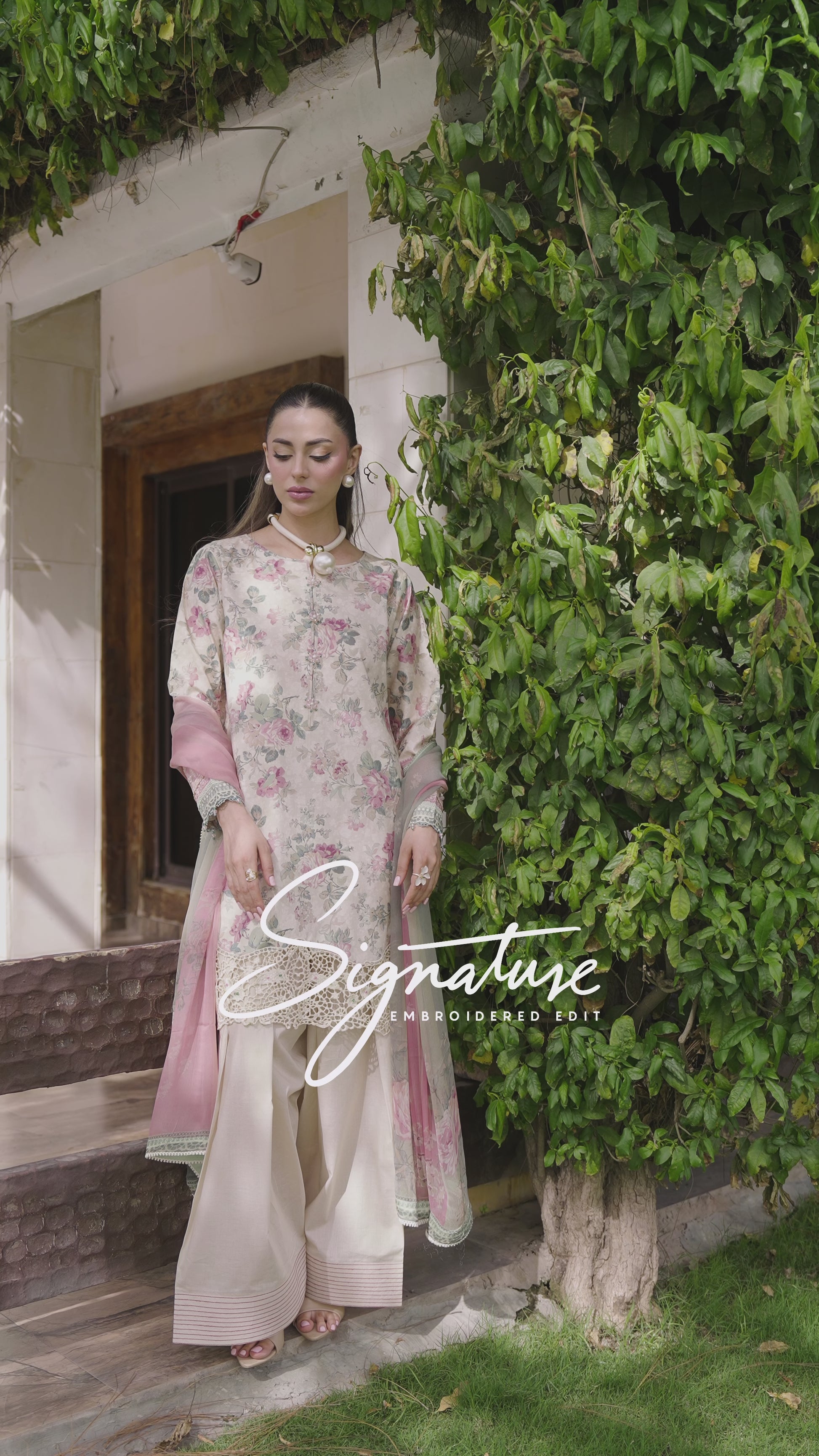 Ellena - 3-PC Unstitched Embroidered Lawn Suit