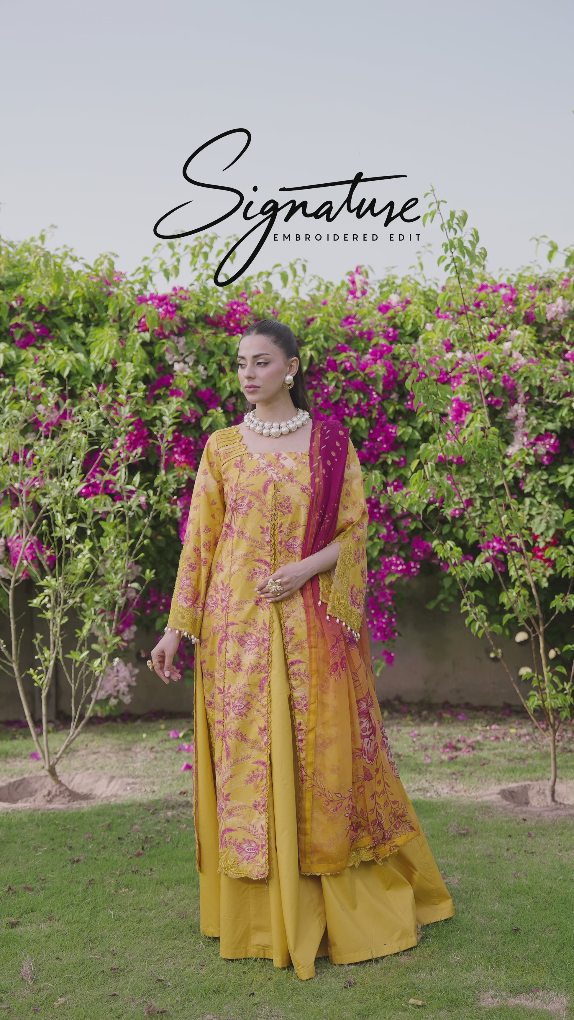 Ellena - 3-PC Unstitched Embroidered Lawn Suit