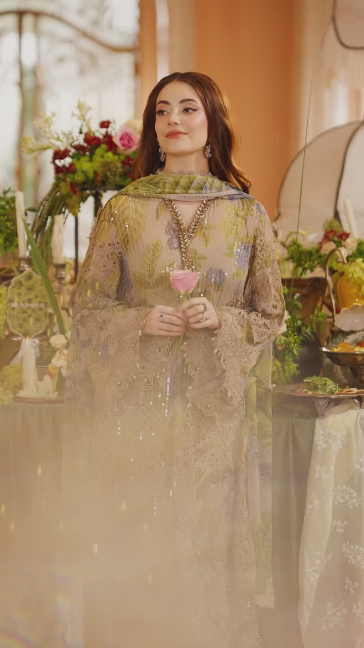 Maria B - Royal Tea Affair Chiffon - MPC-07-03 - Unstitched