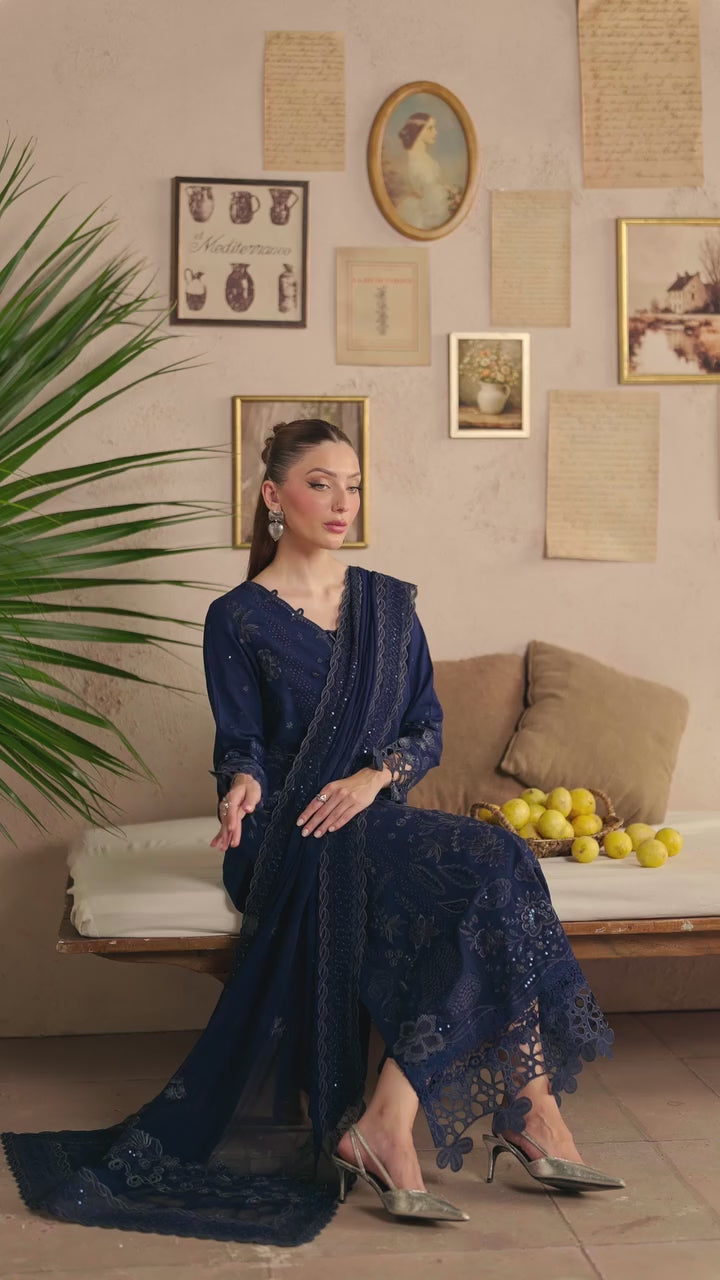 Nureh - Exclusive Embroidered Karandi Collection Vol 1 - NE-272 - Unstitched
