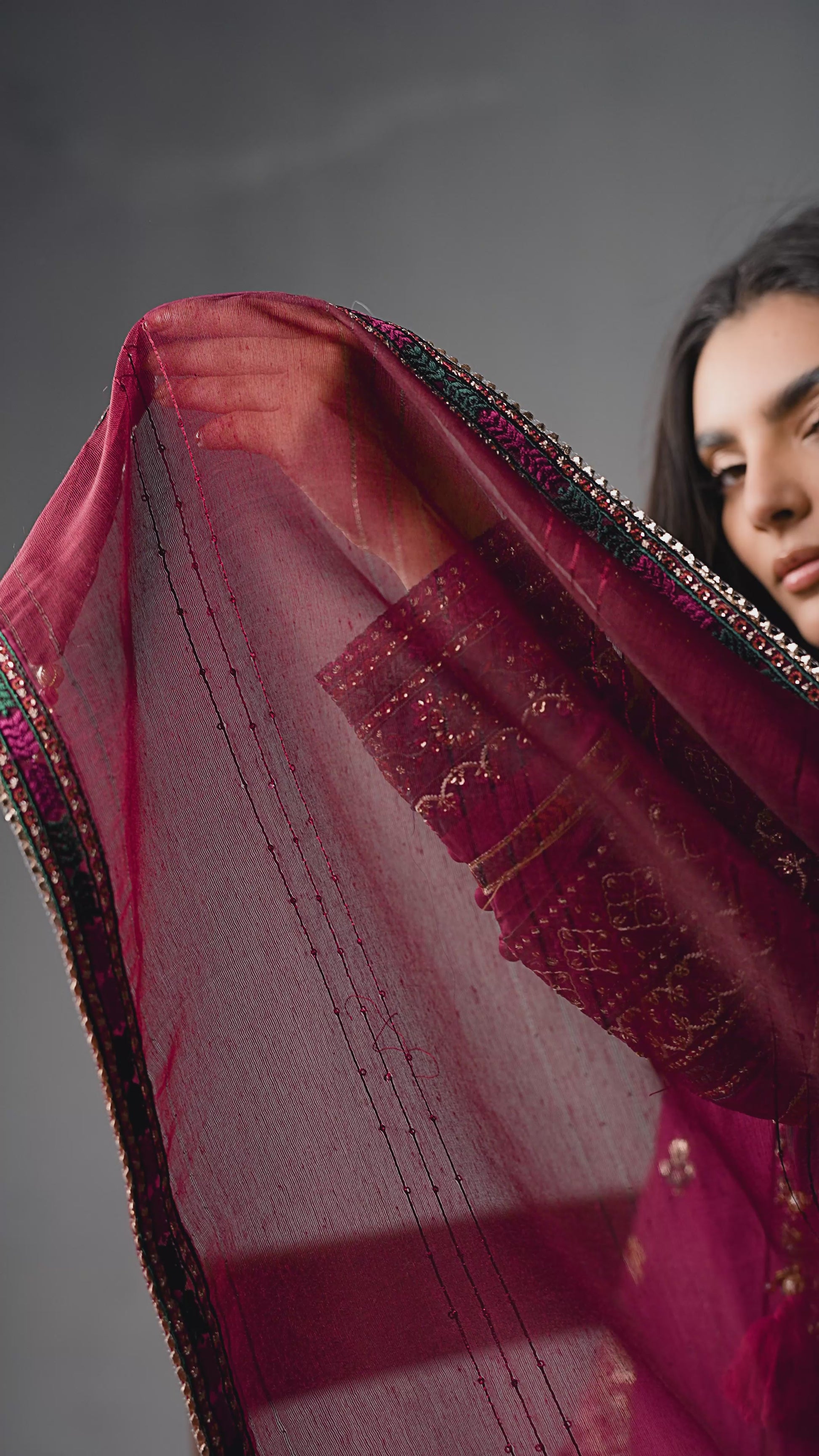 Ellena - 3-PC Stitched Embroidered Suit