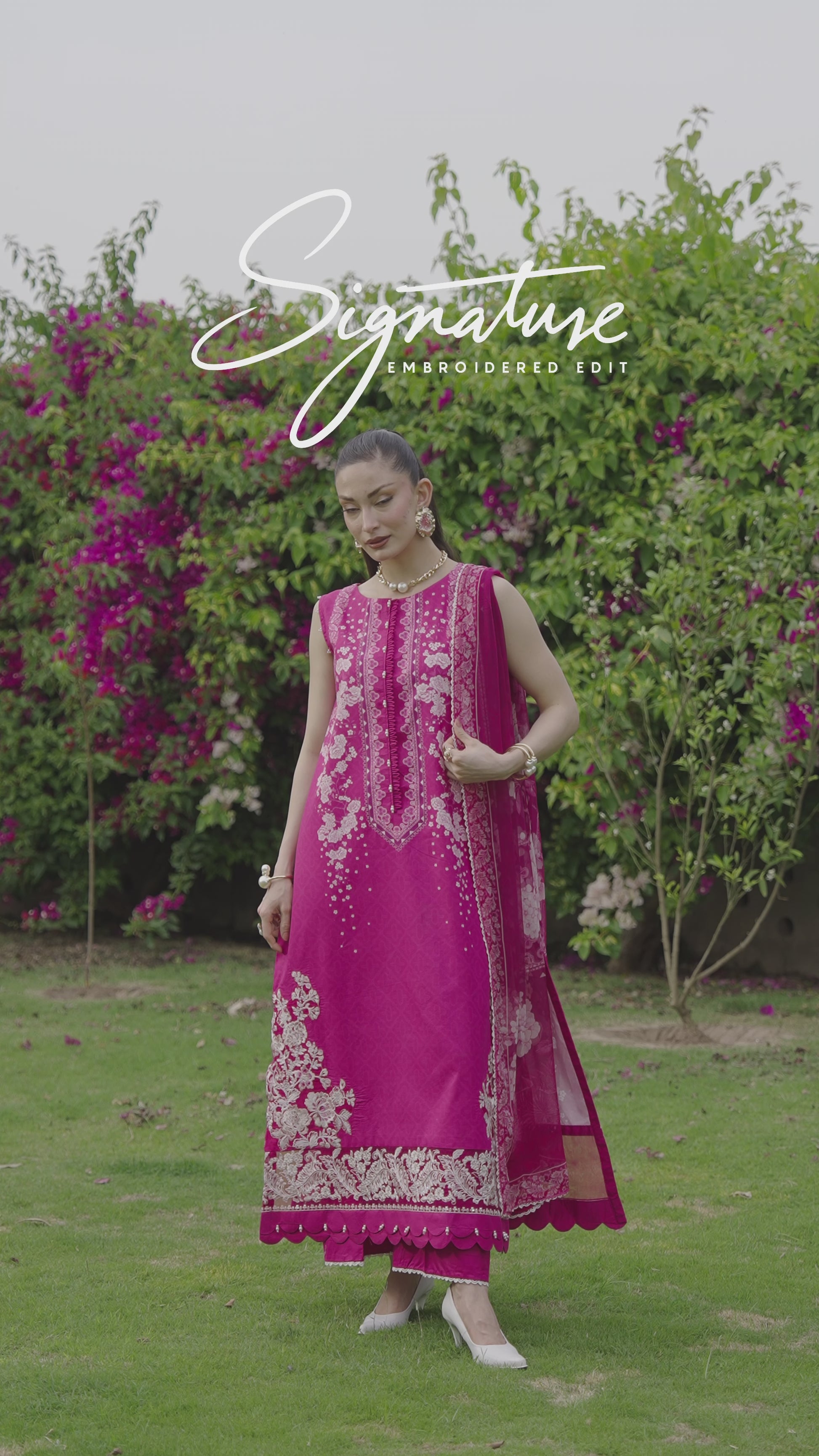 Ellena - 3-PC Unstitched Embroidered Lawn Suit