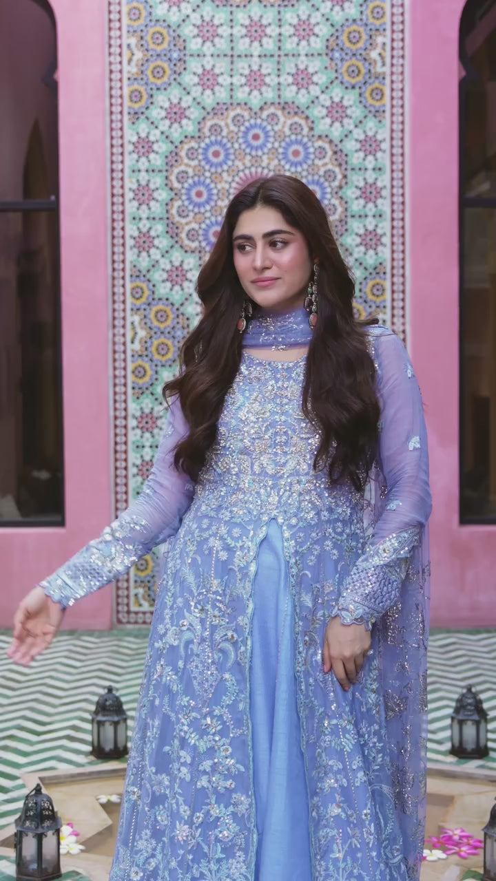 Mushq - Bachelorette Chronicles Chiffon Collection - 02-Blushing Bride - Unstitched