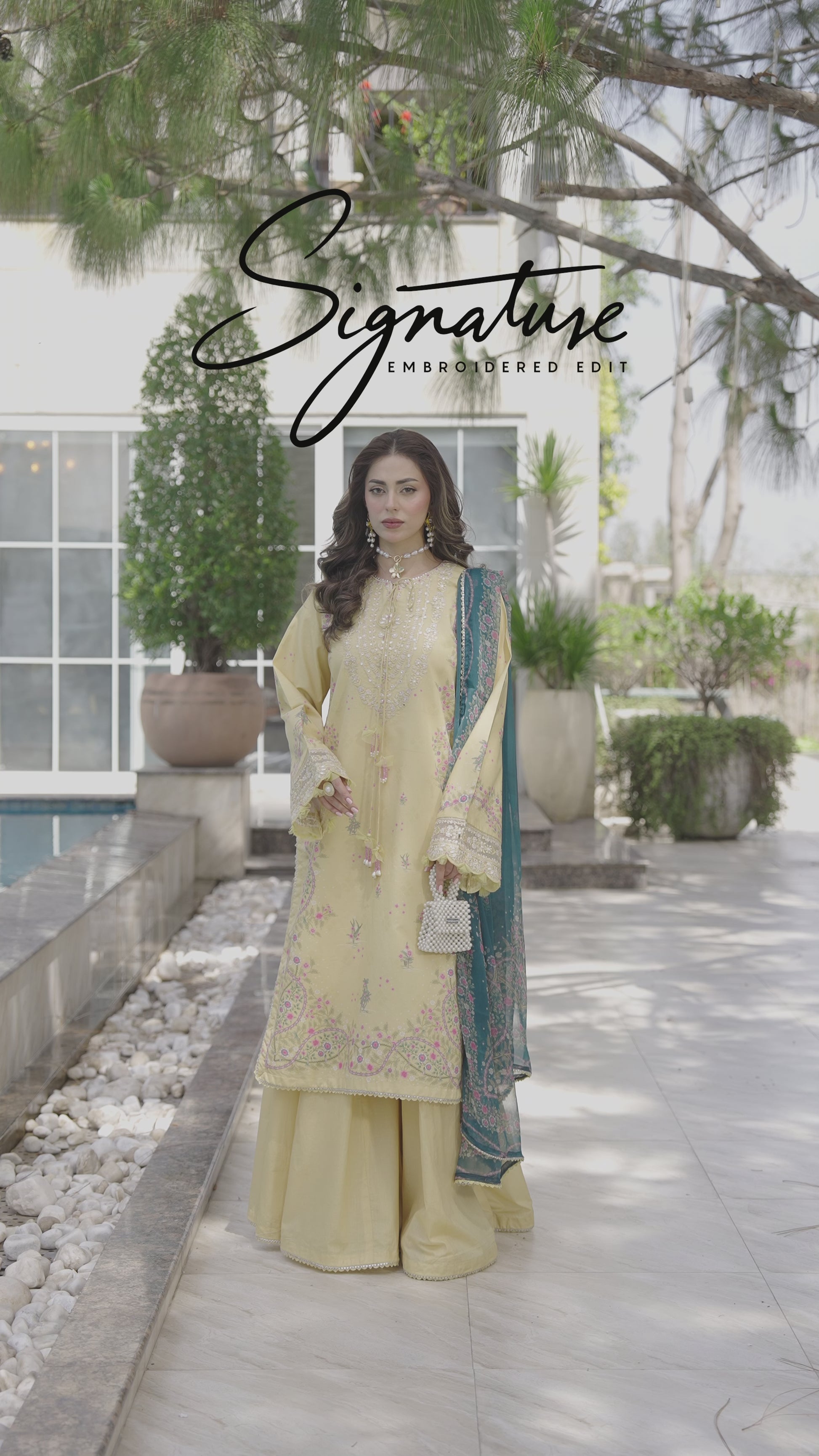 Ellena - 3-PC Unstitched Embroidered Lawn Suit