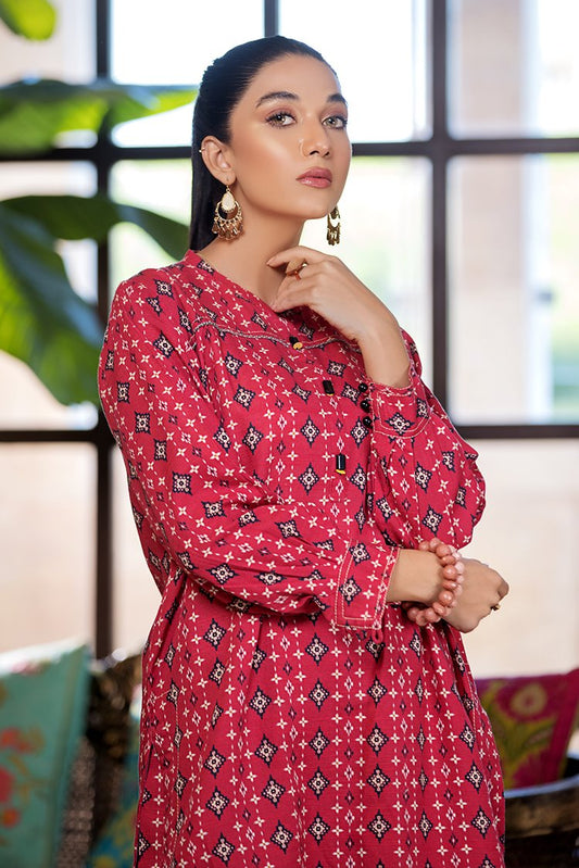 Ellena - Printed Slub Khaddar 2-PC Suit