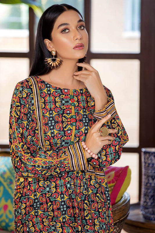 Ellena - Printed Slub Khaddar 2-PC Suit
