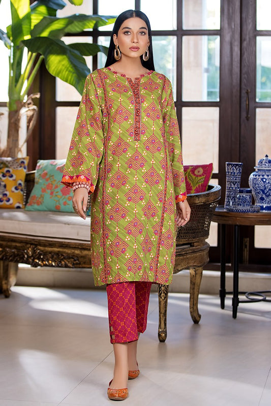 Ellena - Printed Slub Khaddar 2-PC Suit