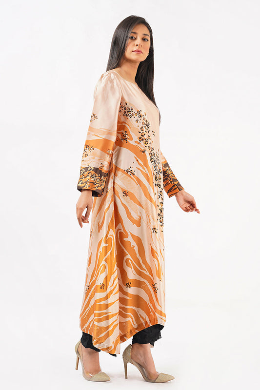 Ellena - 1-PC Stitched Soft Crepe Shirt