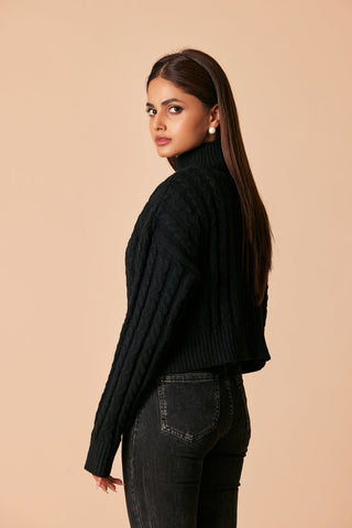 Ellena - Round Neck Pullover Sweater