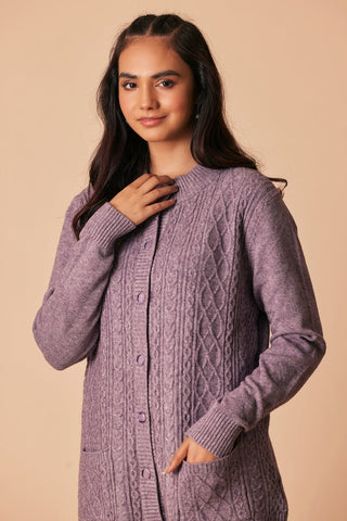 Ellena - Round Neck Cardigan Sweater