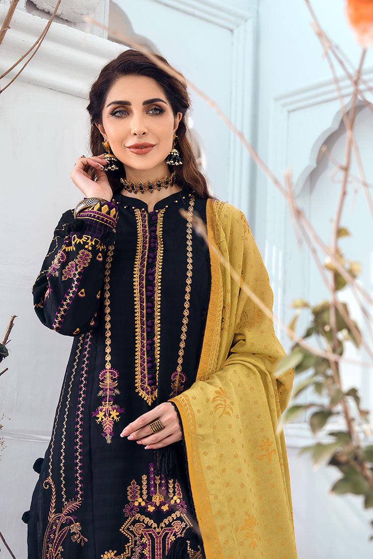 Picture of Ellena - 3-PC Musavir Embroidered Khaddar Collection - Available at Raja Sahib