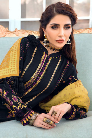 Ellena - 3-PC Musavir Embroidered Khaddar Collection