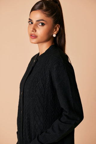 Ellena - Round Neck Cardigan Sweater