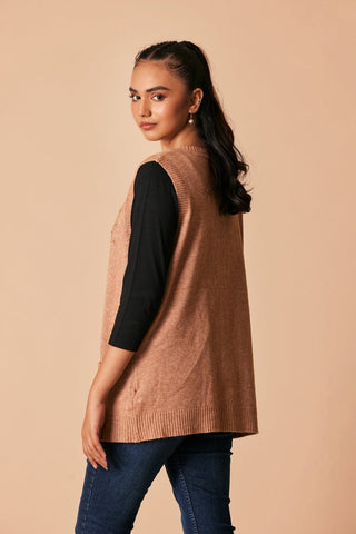 Ellena - Round Neck Cardigan Sweater