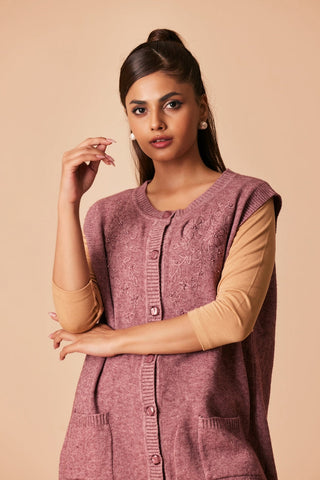 Ellena - Round Neck Cardigan Sweater