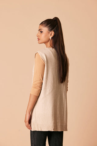 Ellena - Round Neck Cardigan Sweater