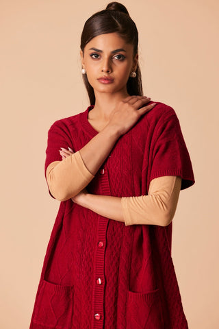 Ellena - Round Neck Cardigan Sweater