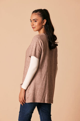 Ellena - Round Neck Cardigan Sweater