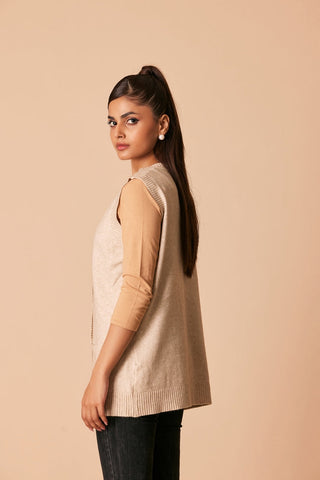 Ellena - Round Neck Cardigan Sweater