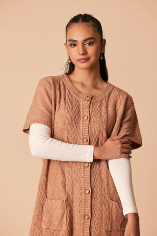 Ellena - Round Neck Cardigan Sweater