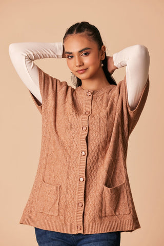 Ellena - Round Neck Cardigan Sweater