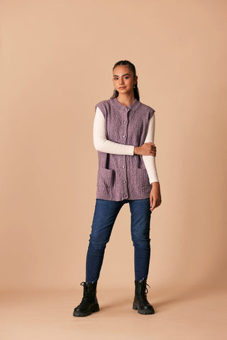 Ellena - Round Neck Cardigan Sweater