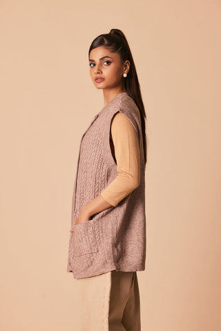 Ellena - Round Neck Cardigan Sweater