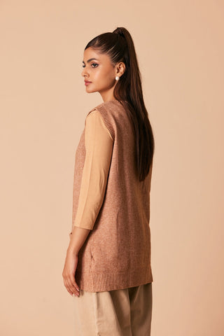 Ellena - Round Neck Cardigan Sweater