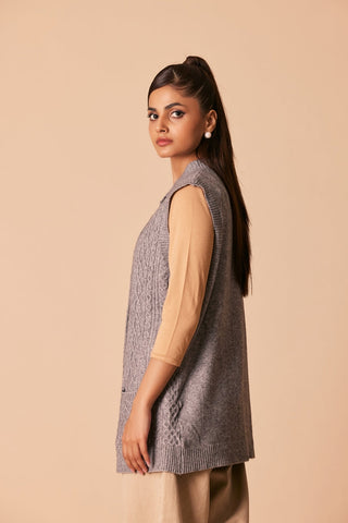 Ellena - Round Neck Cardigan Sweater