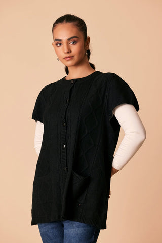 Ellena - Round Neck Cardigan Sweater