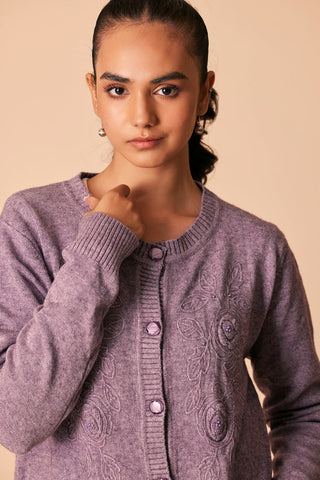 Ellena - Round Neck Cardigan Sweater