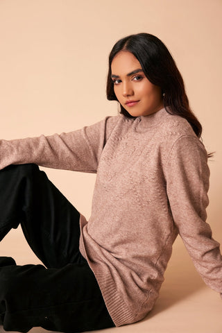 Ellena - Round Neck Pullover Sweater