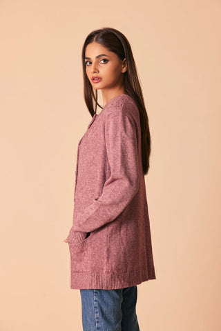 Ellena - Round Neck Cardigan Sweater