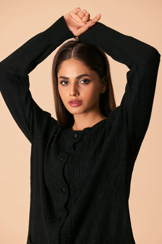 Ellena - Round Neck Cardigan Sweater