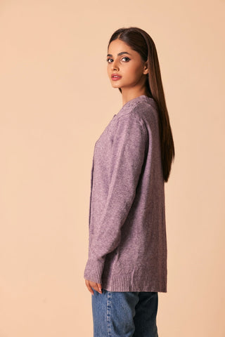 Ellena - Round Neck Cardigan Sweater