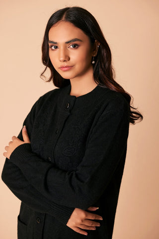 Ellena - Round Neck Cardigan Sweater