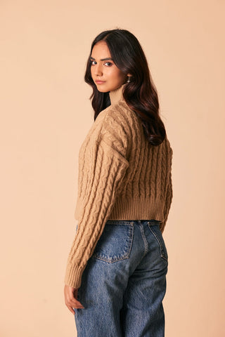 Ellena - Turtle Neck Pullover Sweater