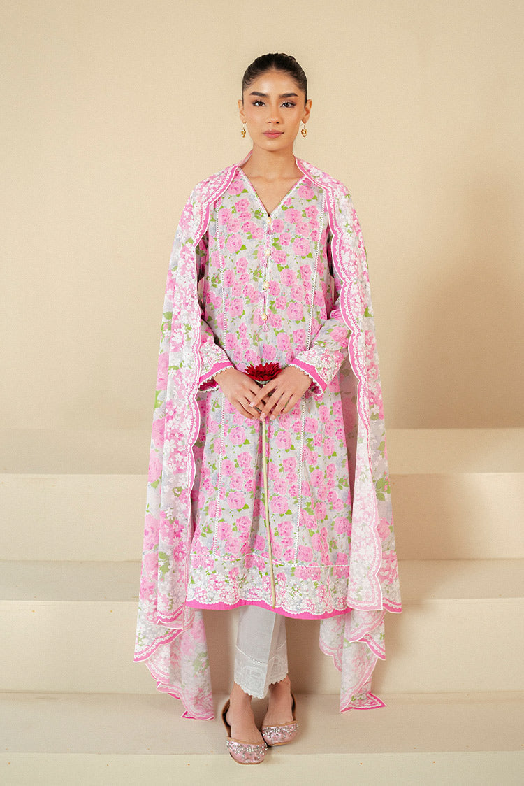 Picture of Cross Stitch - Daily Unstitched Lawn Collection - Floral Wind - Available at Raja Sahib