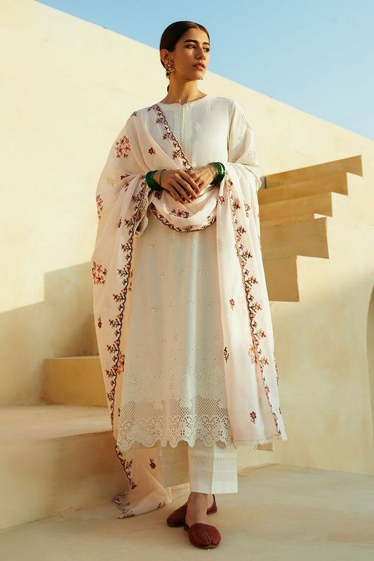 Picture of Cross Stitch - Unstitched Premium Lawn Collection - Pastel Pink - Available at Raja Sahib