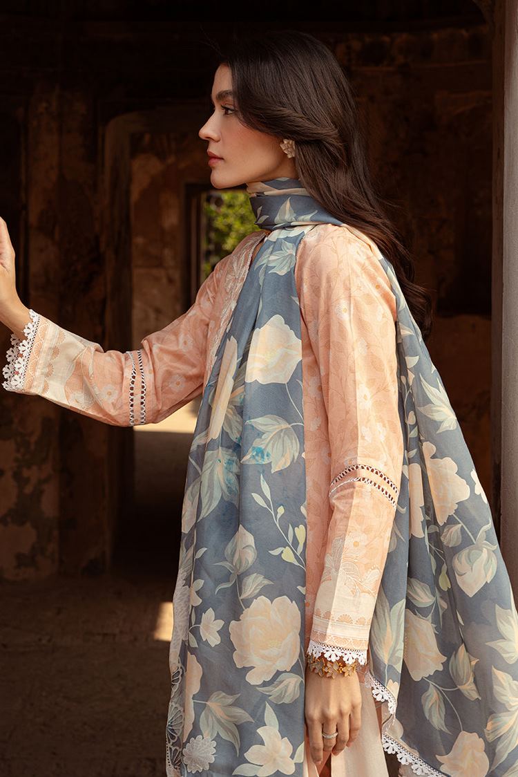 Picture of Cross Stitch - Unstitched Premium Lawn Collection - Sunset Flora - Available at Raja Sahib