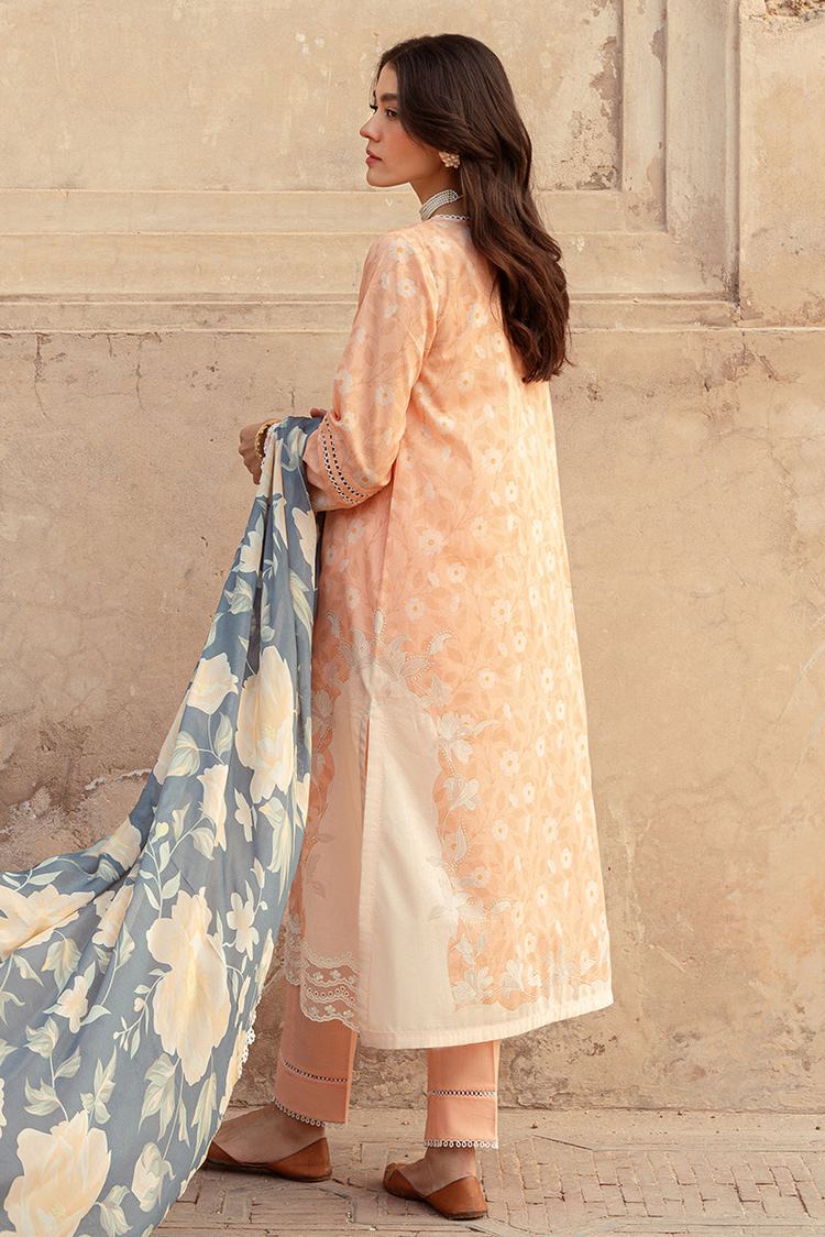 Picture of Cross Stitch - Unstitched Premium Lawn Collection - Sunset Flora - Available at Raja Sahib