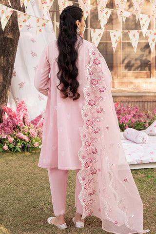 Cross Stitch - Unstitched Eid Lawn Collection - Cameo Pink