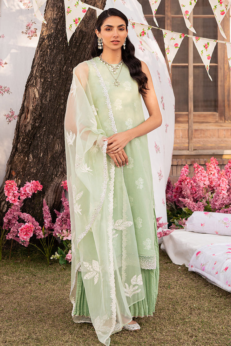 Picture of Cross Stitch - Unstitched Eid Lawn Collection - Celadon Spruce - Available at Raja Sahib